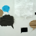 Speech bubbles at Erg by Marc Wathieu